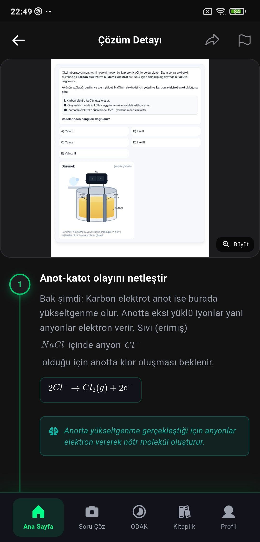 TÜYO TÜYO'lama motoru ile TÜYO'lanan sorunun çözüm detayı ve havuz çözümü